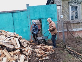 Волонтеры школы села Ульяновка  штаба "МыВместе"